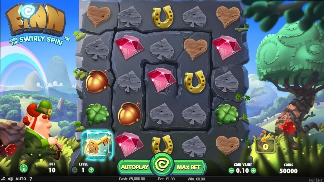 Finn and the Swirly Spin von NetEnt