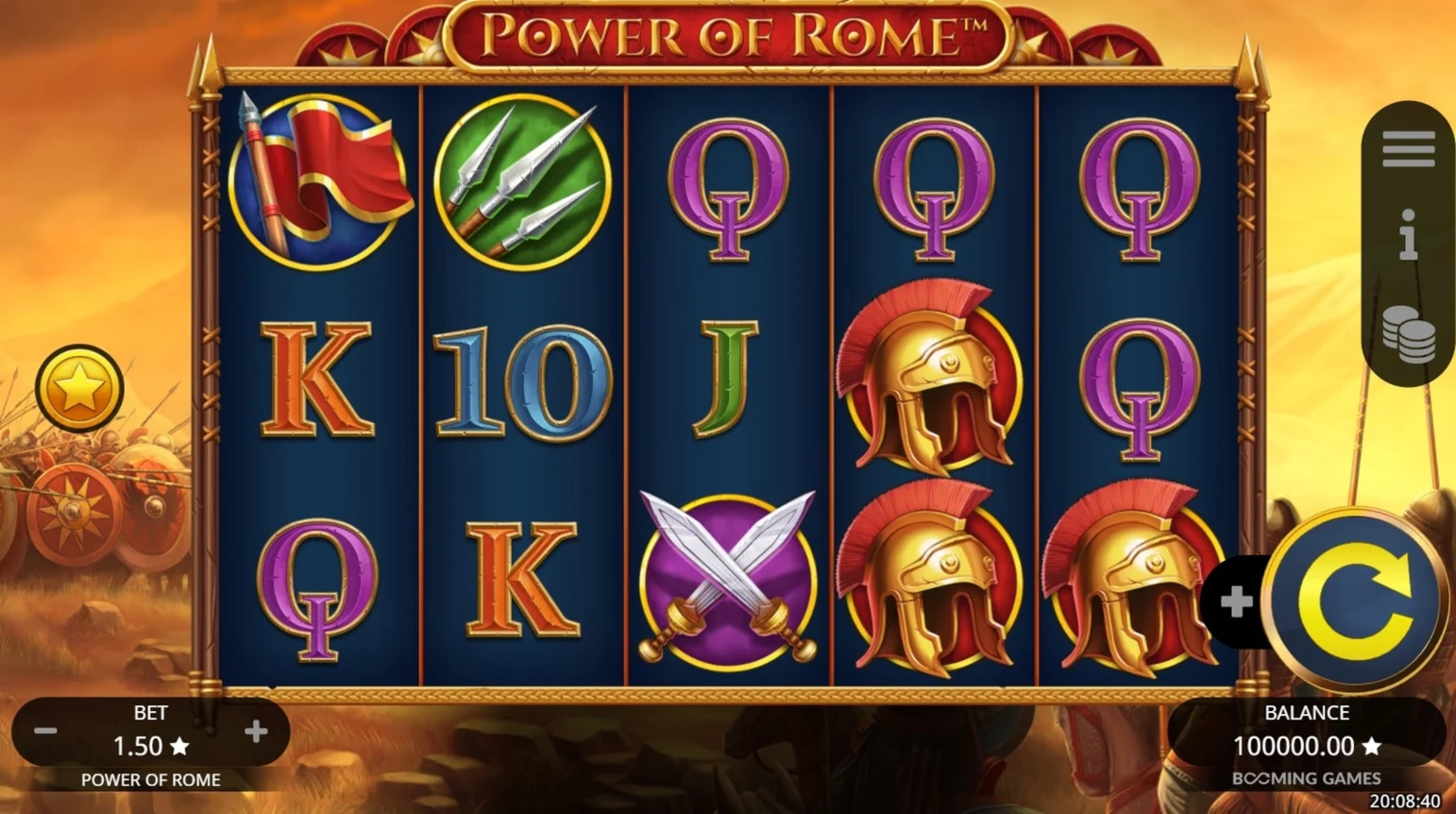 Power of Rome von Relax Gaming